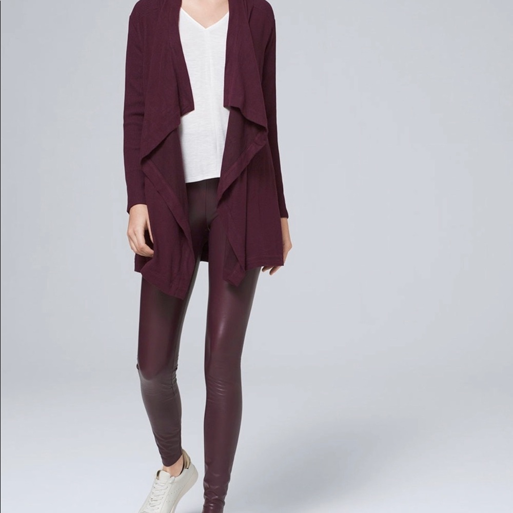 White House Black Market Leggings Faux Leather